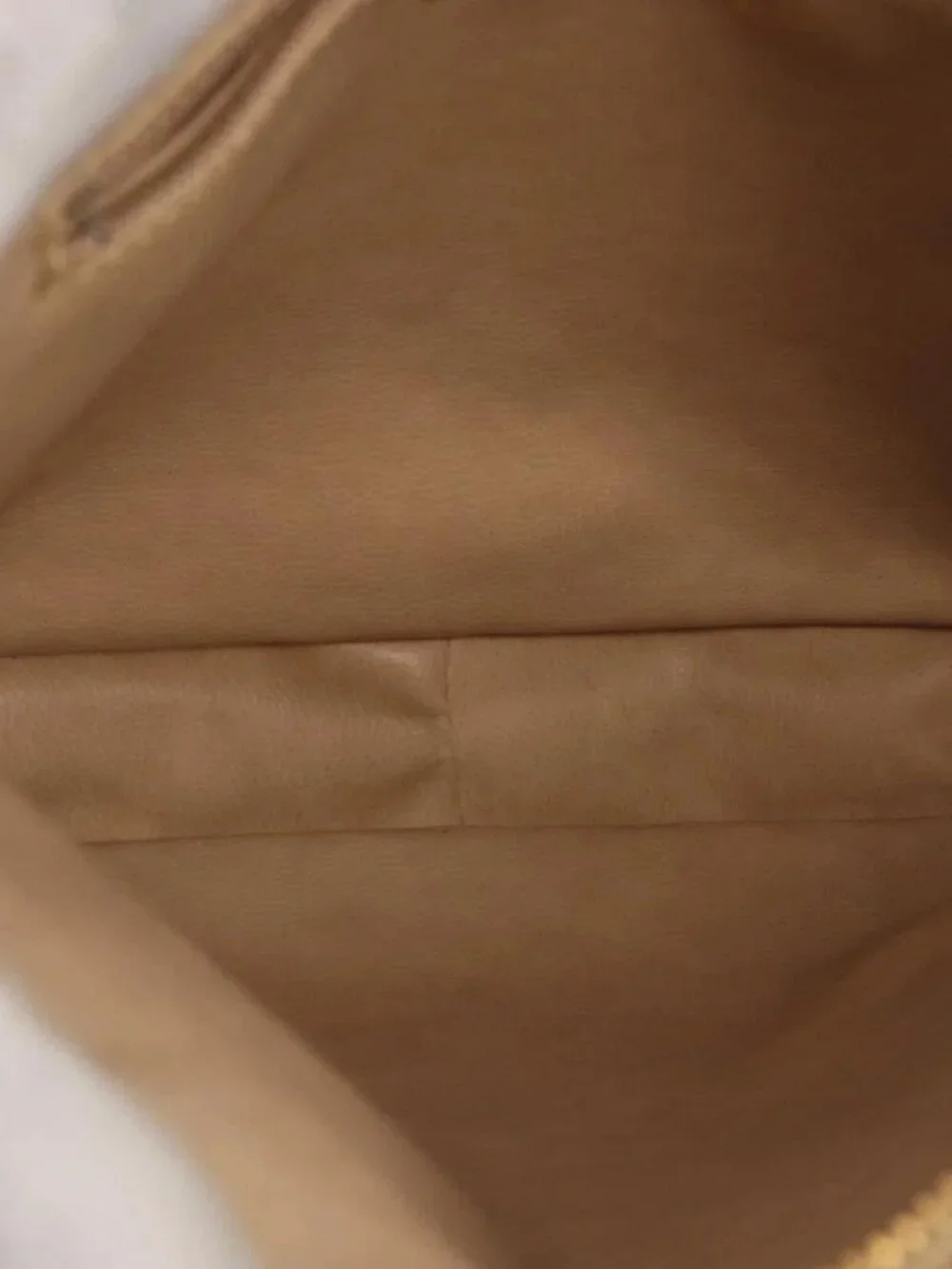 CHANEL Matelasse Waist bag Canvas Beige Gold CC Auth bs32356